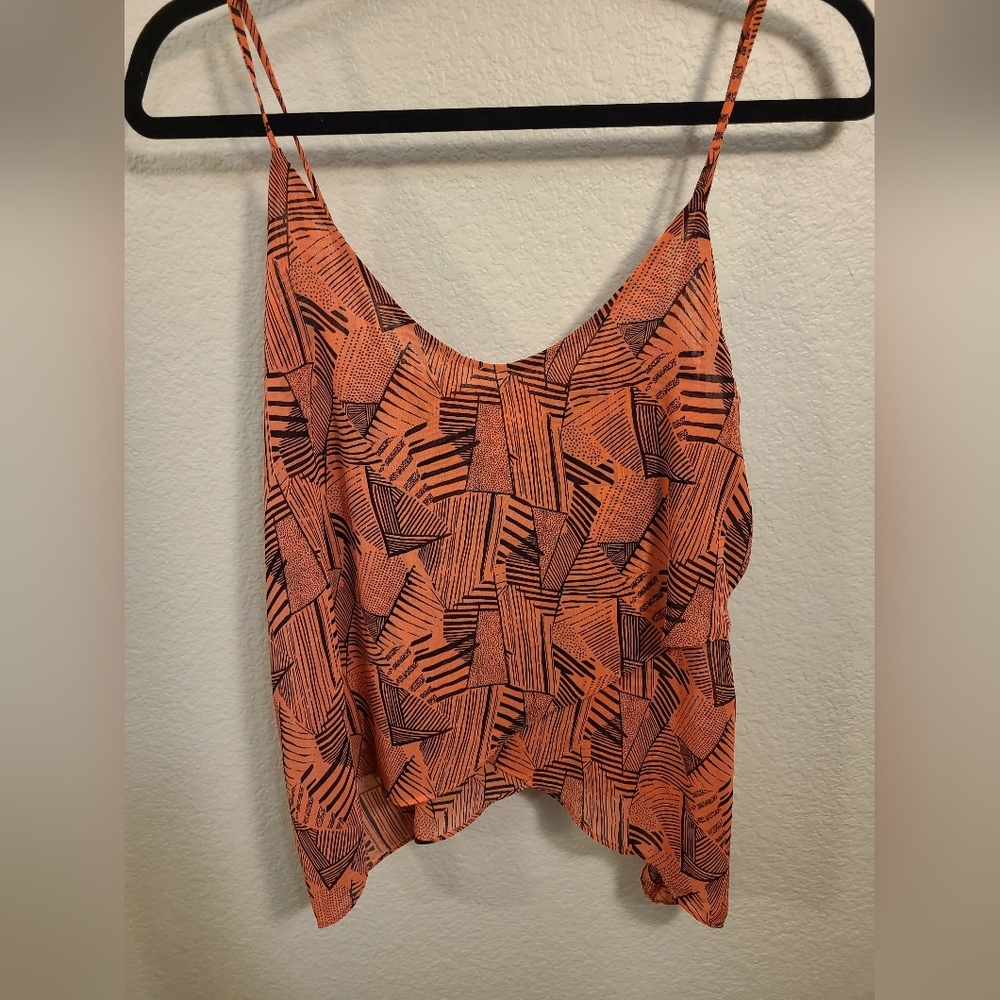 Soprano Geometric Colored Tank, Size Medium
